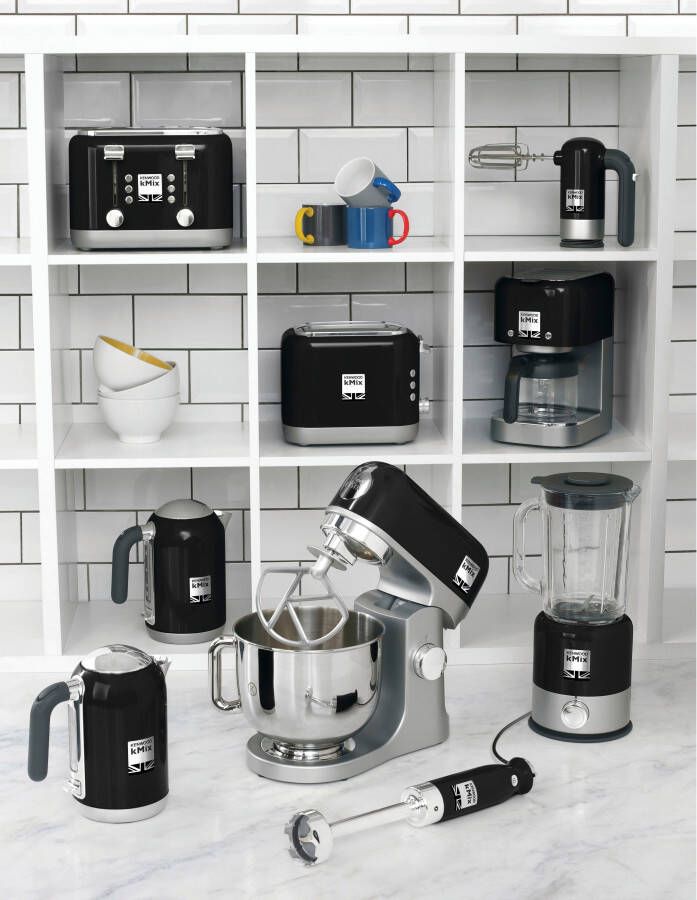 Kenwood Keukenmachine KMix KMX 750BK inclusief 3-delige patisserieset en 5l kom