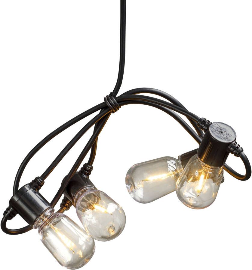 KONSTSMIDE Led-lichtsnoer Led-biertuinverlichting helder 20 heldere lampen 40 amberkl. dioden (1 stuk)
