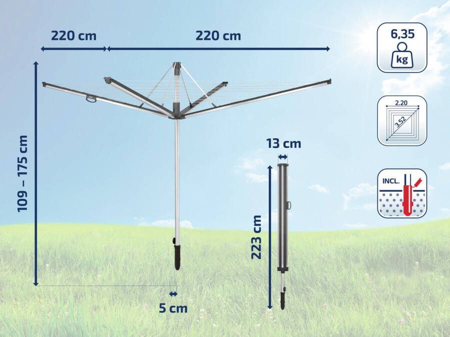 Leifheit Droogmolen Linomatic 600 plus