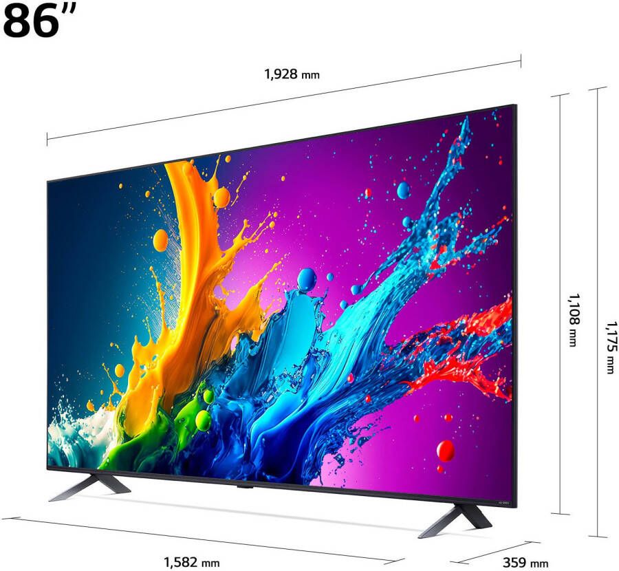 LG QNED-tv 217 cm 86" 4K Ultra HD Smart TV