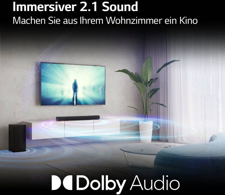 LG Soundbar DS40Q AI Sound Pro Hi Res Audio TV Soundmode Share draadloze subwoofer