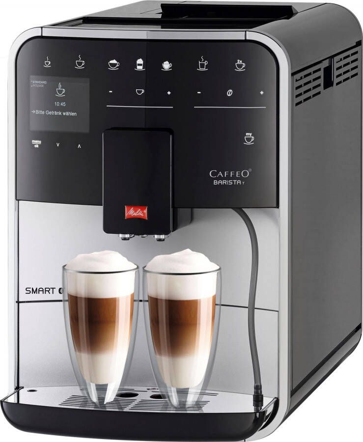 Melitta Volautomatisch koffiezetapparaat Barista T Smart F831-101 4 gebruikersprofielen & 18 koffierecepten naar origineel italiaans recept