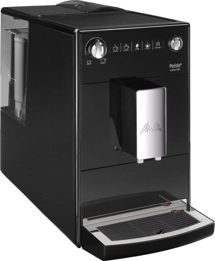 Melitta Volautomatisch koffiezetapparaat Purista F230-102 zwart Favoriete koffie-functie compact & extra geruisloos