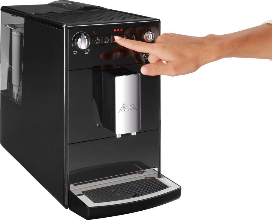 Melitta Volautomatisch koffiezetapparaat Purista F230-102 zwart Favoriete koffie-functie compact & extra geruisloos