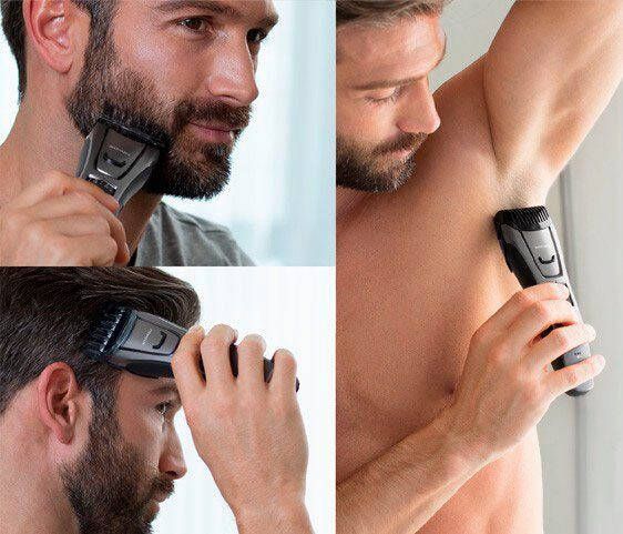 Panasonic Multifunctionele trimmer ER-GB80-H503 3-in-1 trimmer voor baard haar & lichaam inclusief precisietrimmer