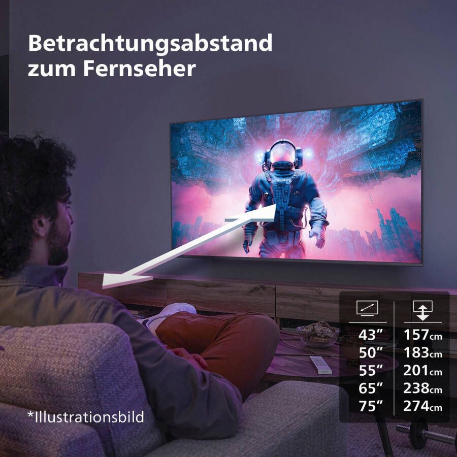 Philips Led-TV 108 cm 43" 4K Ultra HD Smart TV