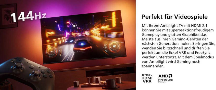 Philips Led-TV 189 cm 75" 4K Ultra HD Smart TV