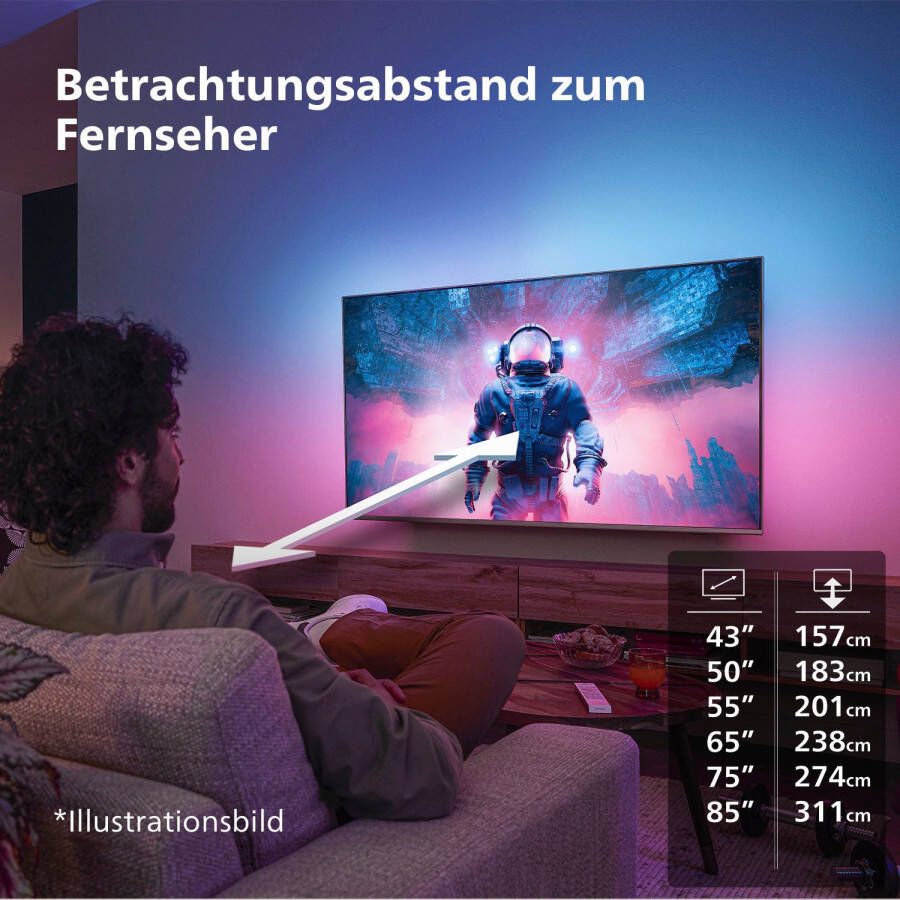 Philips Led-TV 215 cm 85" 4K Ultra HD Smart TV