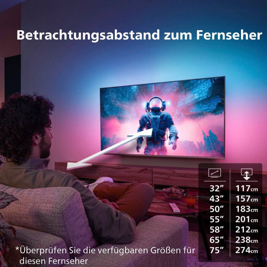 Philips Mini-led-tv 75PML9008 12 189 cm 75" 4K Ultra HD Smart TV