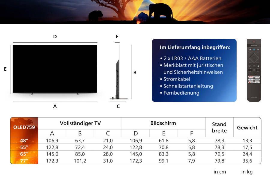 Philips OLED-TV 48OLED759 12