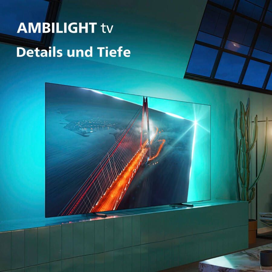 Philips OLED-TV 48OLED708 12 121 cm 48" 4K Ultra HD Android TV Google TV Smart TV - Foto 4