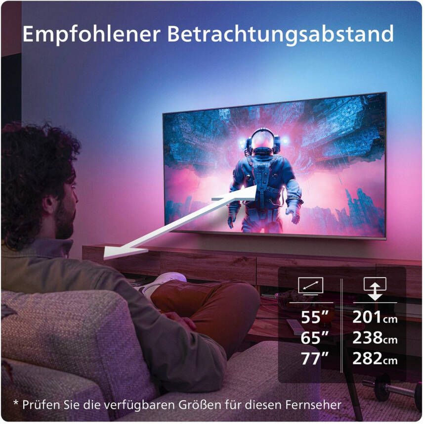 Philips OLED-TV 55OLED909 12 138 cm 55" 4K Ultra HD Google TV Smart TV