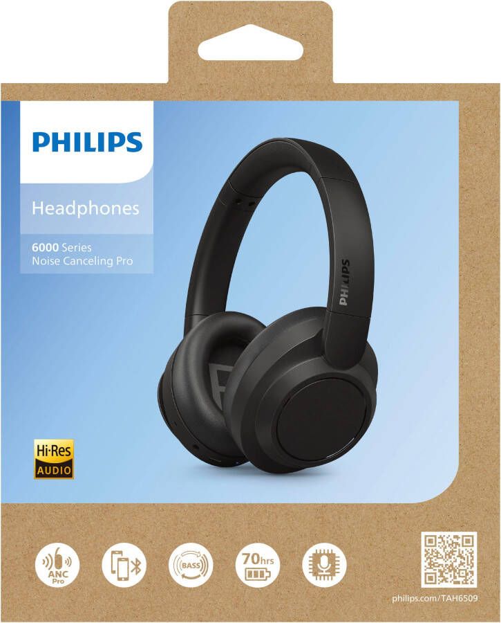 Philips Over-ear koptelefoon TAH6509BK