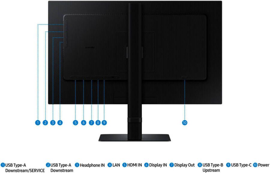 Samsung Ledscherm S24D600UAU 60 cm 24" QHD