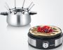 Severin FO 2471 Crepe Maker Fondueset combi Elektrisch RVS Zwart - Thumbnail 9