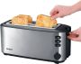 Severin Toaster AT 2509 hoogwaardige warmte-isolerende en dubbelwandige edelstalenbehuizing met opzethouder voor broodjes ruimte voor maximaal 4 plakken brood - Thumbnail 9