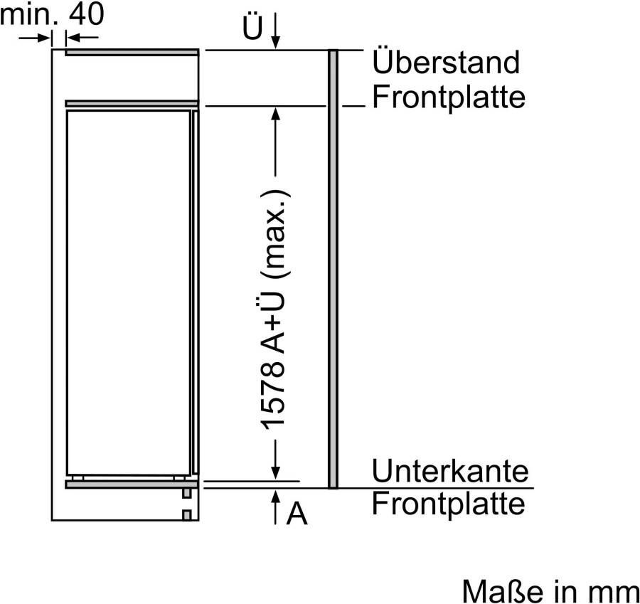 SIEMENS Inbouwkoelkast KI72LADE0 157 7 cm x 55 8 cm