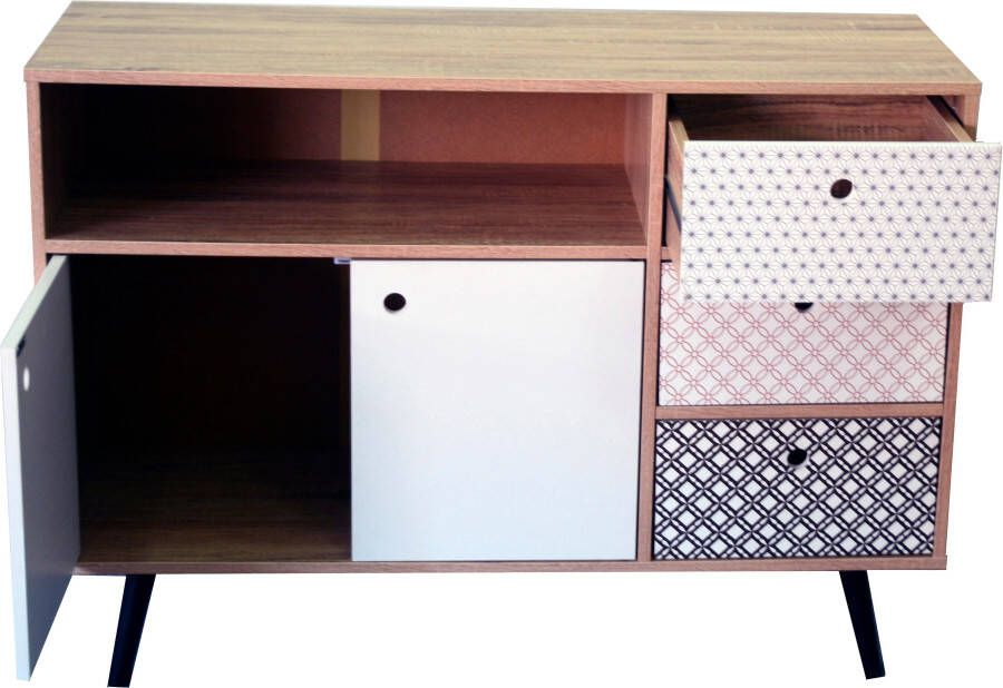 SIT Dressoir Mailbox Decor-oppervlakken in Scandi look shabby chic vintage