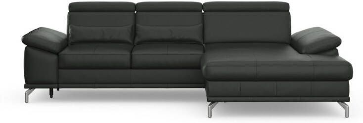 Sit&more Hoekbank Cabrio L-vorm met zitdiepteverstelling arm- en hoofdsteunverstelling