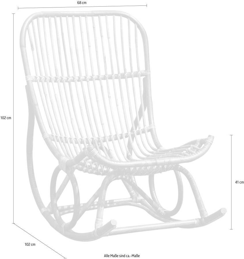 SIT Schommelstoel Vintage met de hand gemaakt