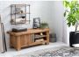 SIT Wandplank Romanteaka van gebruikt teakhout en metaal shabby chic vintage - Thumbnail 4