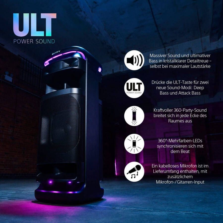 Sony Bluetoothluidspreker ULT TOWER 10