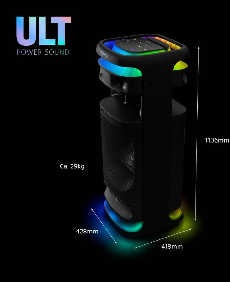 Sony Bluetoothluidspreker ULT TOWER 10