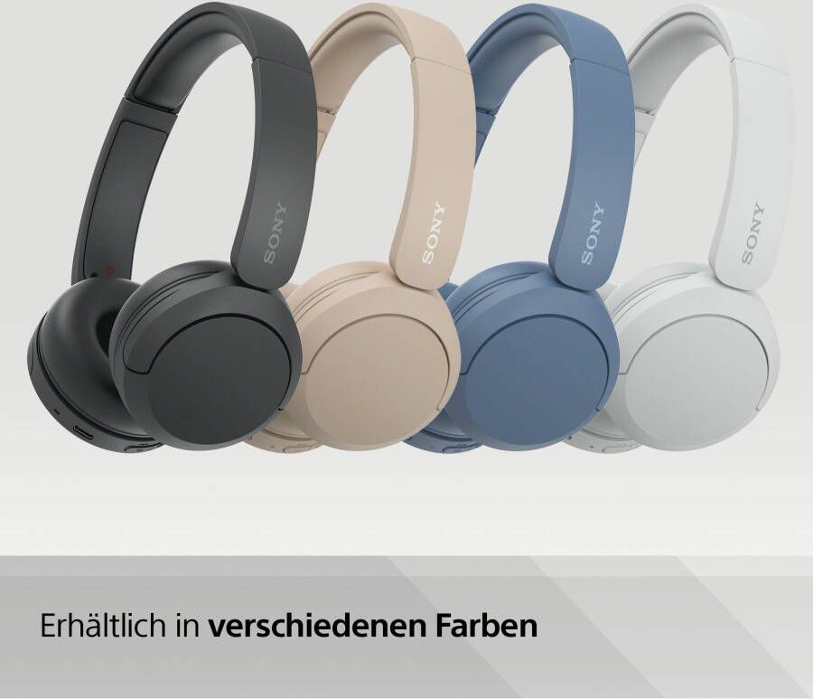 Sony On-ear-hoofdtelefoon WHCH520 50 uur accucapaciteit