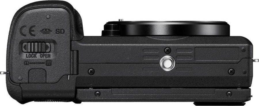 Sony Systeemcamera ILCE-6400B Alpha 6400 E-Mount 4k video 180° klep-display nfc alleen behuizing