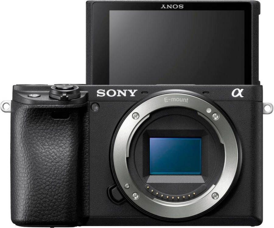 Sony Systeemcamera ILCE-6400LB Alpha 6400 E-Mount 4k video 180° klep-display xga oled-zoeker l-kit 16-50 mm objectief