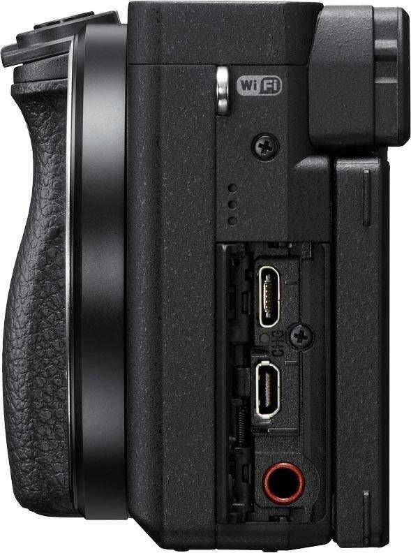 Sony Systeemcamera ILCE-6400LB Alpha 6400 E-Mount 4k video 180° klep-display xga oled-zoeker l-kit 16-50 mm objectief