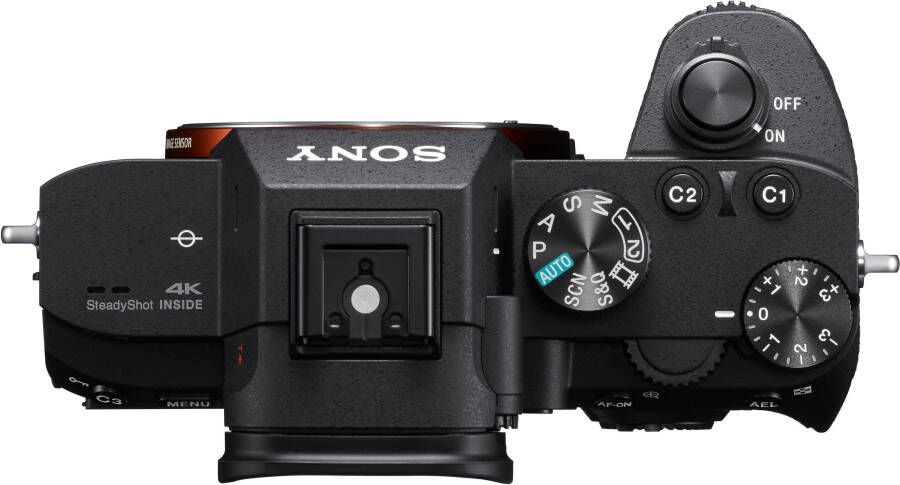 Sony Systeemcamera ILCE-7M3B Alpha 7 III E-Mount Exmor R CMOS full-frame-sensor 2 kaartsleuven enkel behuizing