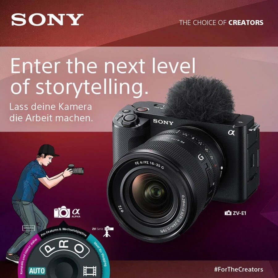 Sony Systeemcamera ZV-E1