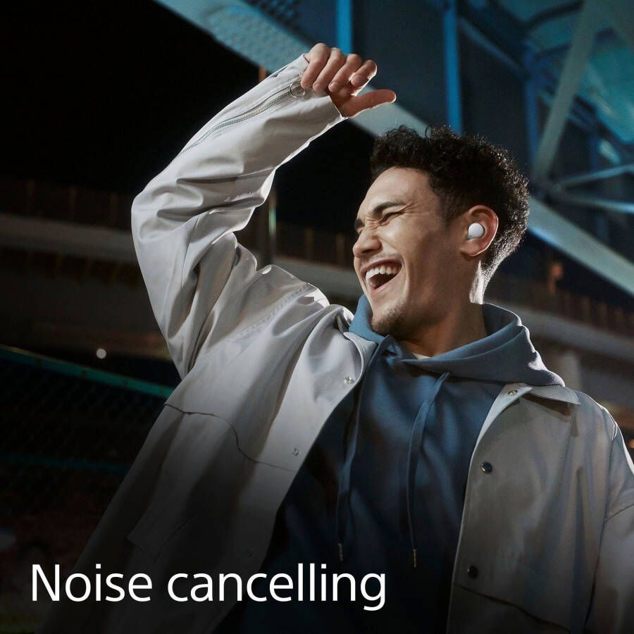 Sony Wireless in-ear-hoofdtelefoon LinkBuds S Noise Cancelling Touch control 20 st. Batterijduur