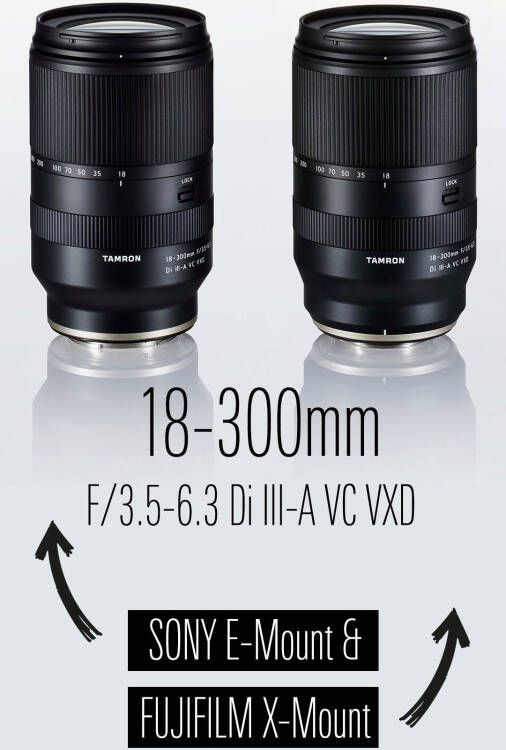 Tamron 18-300mm f 3.5-6.3 Di III-A VC VXD (Sony E) | Top 10 Objectieven lenzen | Fotografie Objectieven | 4960371006765 - Foto 4