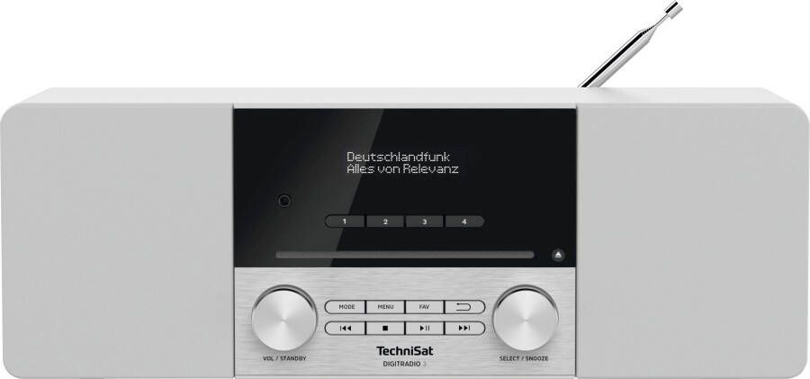 TechniSat Digitale radio (DAB+) DIGITRADIO 3 Cd-speler made in Germany