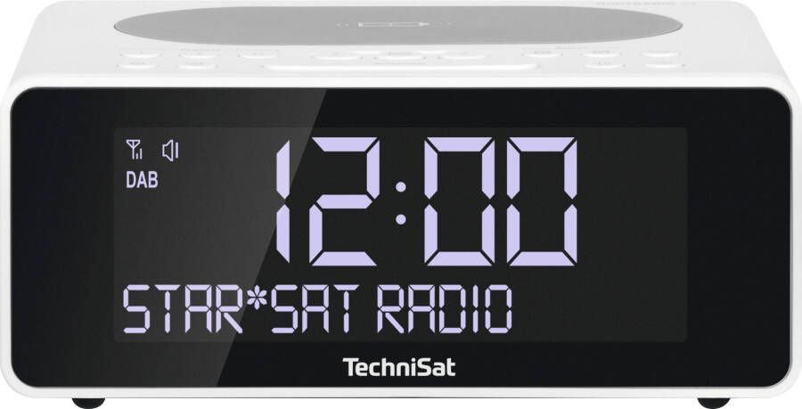 TechniSat Wekkerradio DIGITALE RADIO 52 stereo wekkerradio met dab+ sluimerfunctie dimbare display sleeptimer