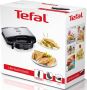 Tefal Sandwichmaker SM1552 Ultracompact voor driehoekige sandwichtoasts bakplaten met antiaanbaklaag gemakkelijk te reinigen niets brandt aan sandwich-grill afm.: 26 5 x 12 x 26 cm - Thumbnail 9