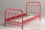 Vipack New York Kinderbed Metalen Bedframe met Lattenbodem 90x200 cm Rood - Thumbnail 4