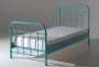 Vipack New York Kinderbed Metalen Bedframe met Lattenbodem 90x200 cm Mintgroen - Thumbnail 5