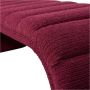 BePureHome Eetkamerbank Traffic Geweven 160cm Burgundy - Thumbnail 3