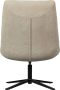 WOOOD Draaibare fauteuil Job Bouclé-bekleding relaxstoel H 101 cm x B 70 cm - Thumbnail 4