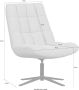 WOOOD Draaibare fauteuil Job H 101 cm x B 70 cm x D 85 cm - Thumbnail 8