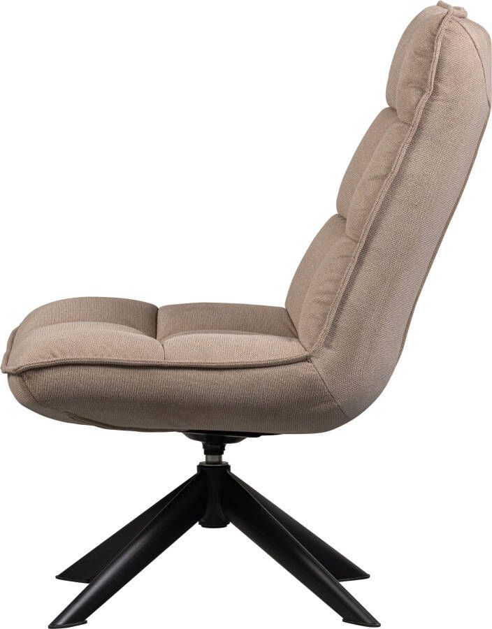 WOOOD Draaibare fauteuil Jouke in elke richting draaibaar h 90 cm x b 70 cm