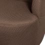 WOOOD Draaibare fauteuil Serra in elke richting draaibaar ronde vorm h 68 cm x b 70 cm - Thumbnail 5