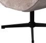 WOOOD Draaibare fauteuil Wibo met chenille-stof breedte 71 cm - Thumbnail 6