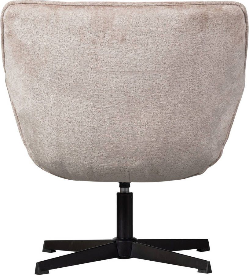 WOOOD Draaibare fauteuil Wibo met chenille-stof breedte 71 cm