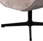 WOOOD Draaibare fauteuil Wibo met chenille-stof breedte 71 cm - Thumbnail 5