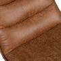 WOOOD Draaifauteuil Nika Leerlook Cognac 92x65x92 - Thumbnail 9