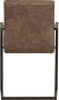WOOOD Eetkamerstoel Bas Vrije schommelstoel gepolsterd breedte 54 cm metalen frame (set 2 stuks) - Thumbnail 6